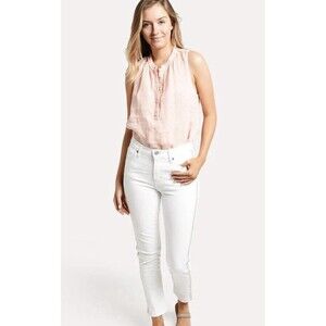 CITIZENS OF HUMANITY Womens Harlow Ankle High Rise Slim White Jeans Sz 27 Casual